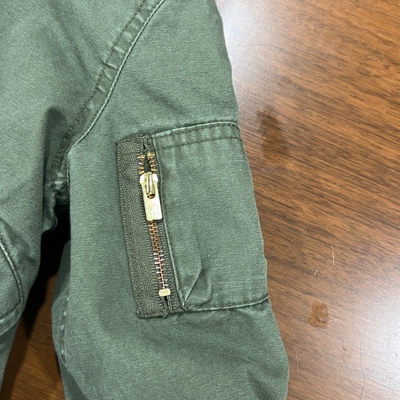 Army green Baby Gap Toddler Parka 18-24 months with zip in vest - Picture 4 of 13